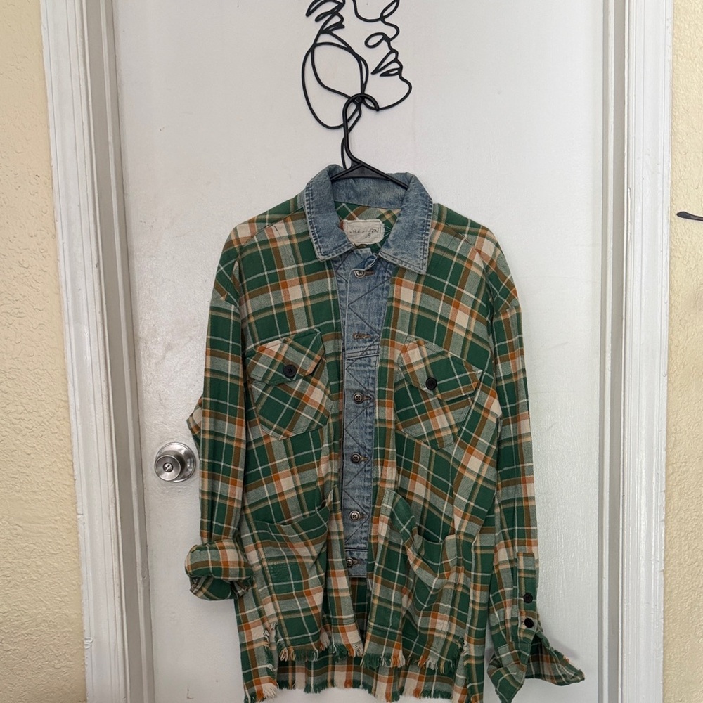 Greg Lauren green plaid